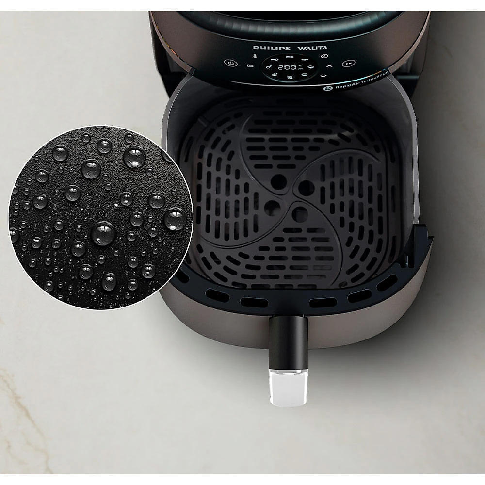 Fritadeira Airfryer Philips Walita Digital Série 2000 XL 1700W Preta - NA239 110