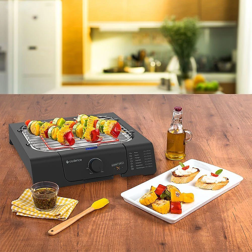 Churrasqueira Elétrica Cadence Short Grill 110V
