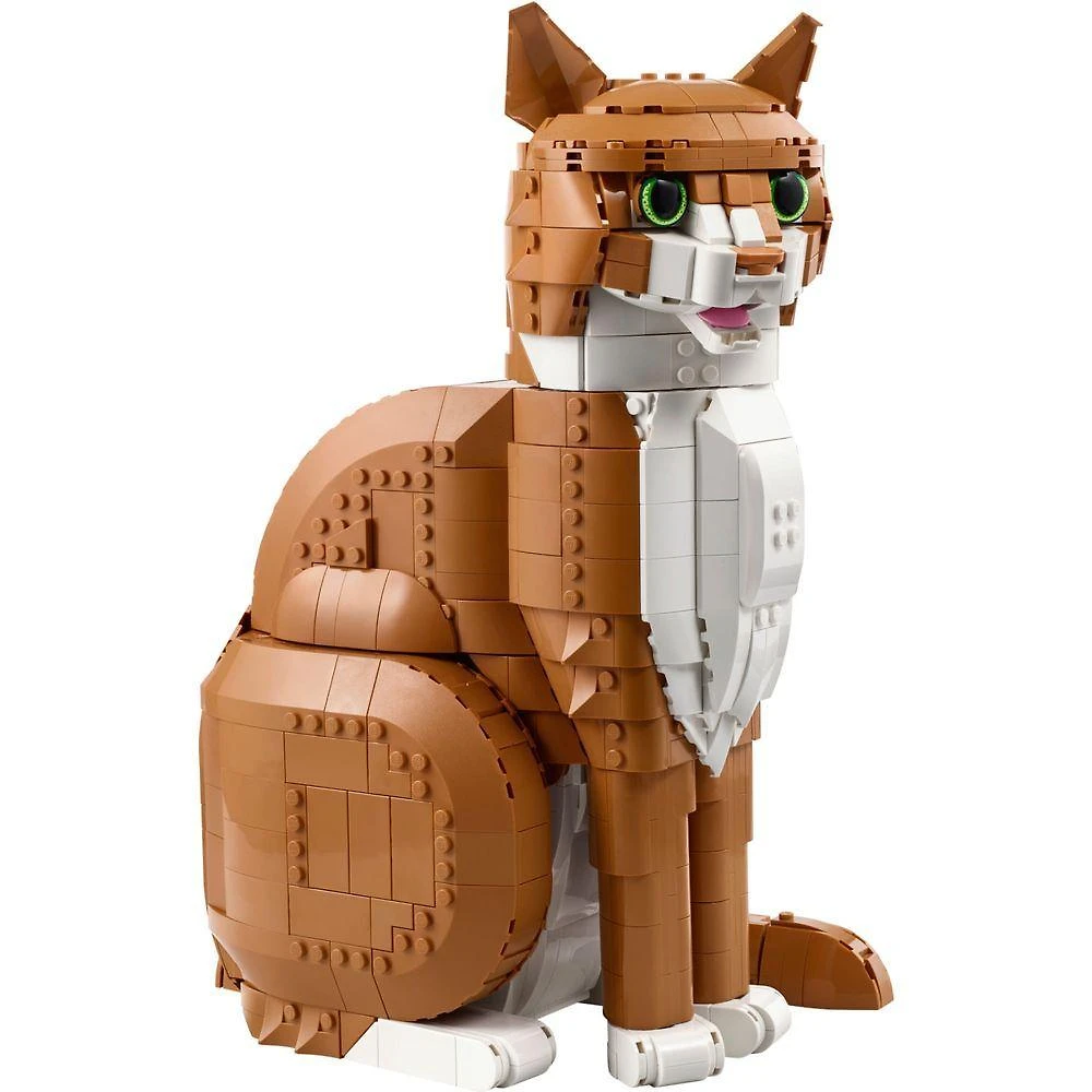 Kit de Construção Ideas Gato Laranja 21376 Figura Articulada Lego
