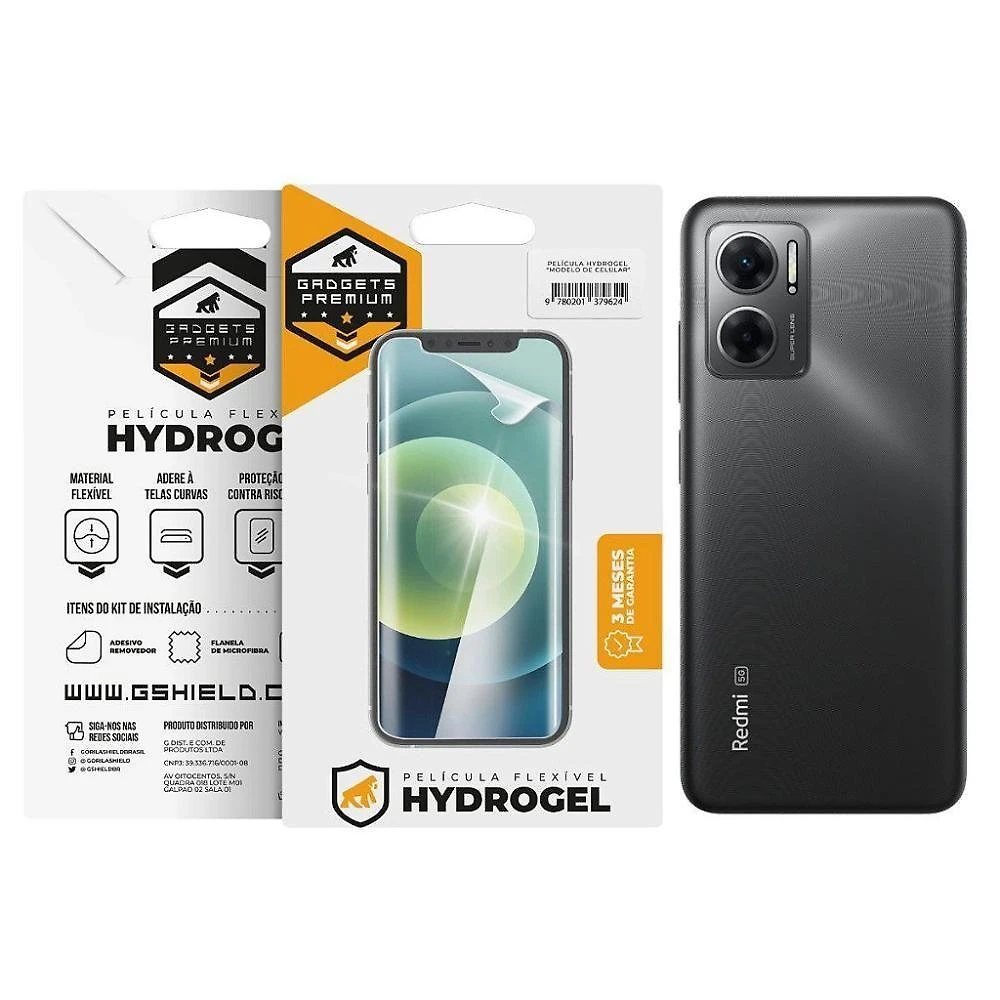 Película Para Redmi Note 10 5G -Traseira Hydrogel Hd-Gshield
