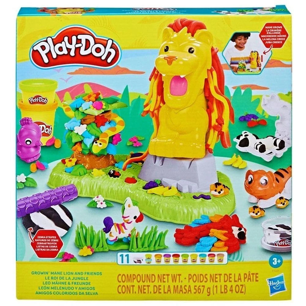 Massa De Modelar - Play-doh - Amigos Coloridos Da Selva - Hasbro