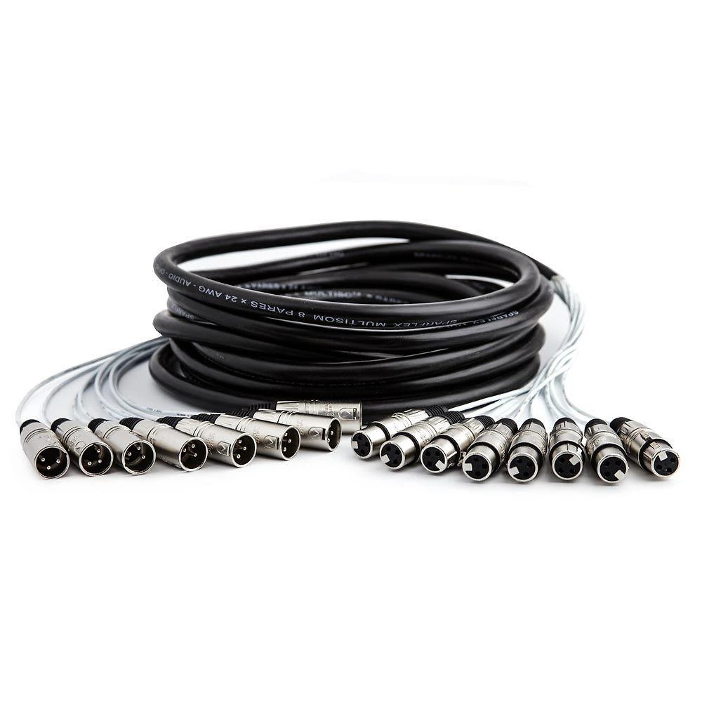 Multicabos Xlr 8 Vias Santo Angelo - 35 Mt