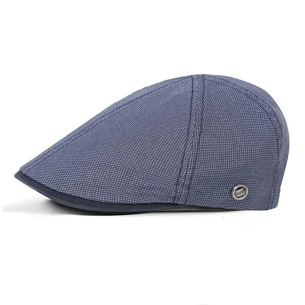 Boina Casual Branded Unissex Para Primaveravero Ajustvel E Estilo Newsboy Azul
