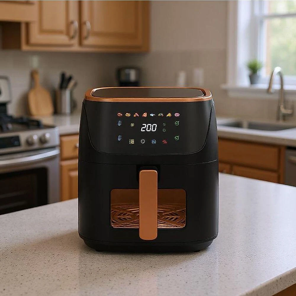 Air Fryer Fritadeira sem Óleo Digital AFEX04LJ80-BC1 8L 1500W Cobre 110V