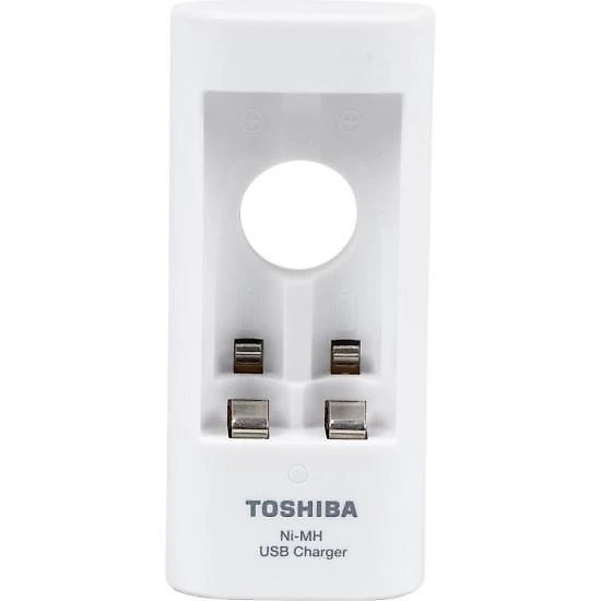 Carregador de pilha usb tnhc-6gme2 cb (com2 pilhas aa 2000 mah) toshiba