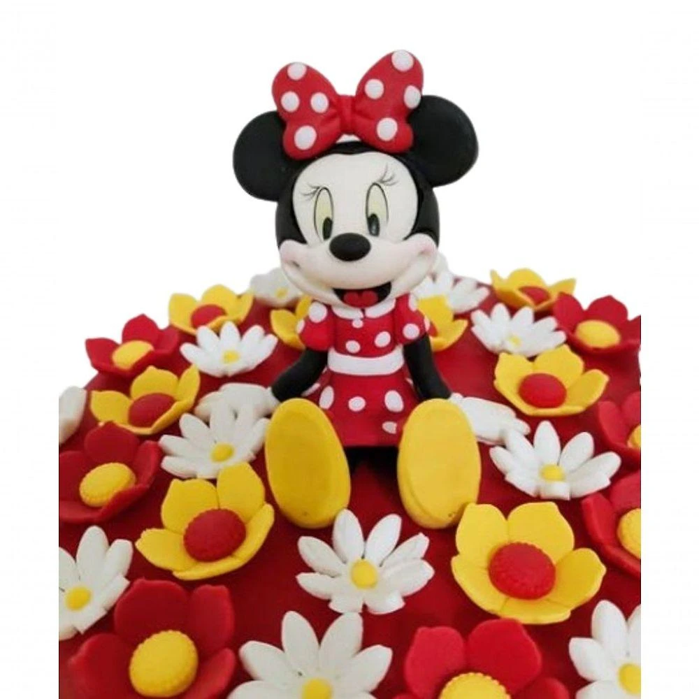 Molde Silicone Minnie 3D Corpo Antiaderente 7cm HB Formas e Cortadores