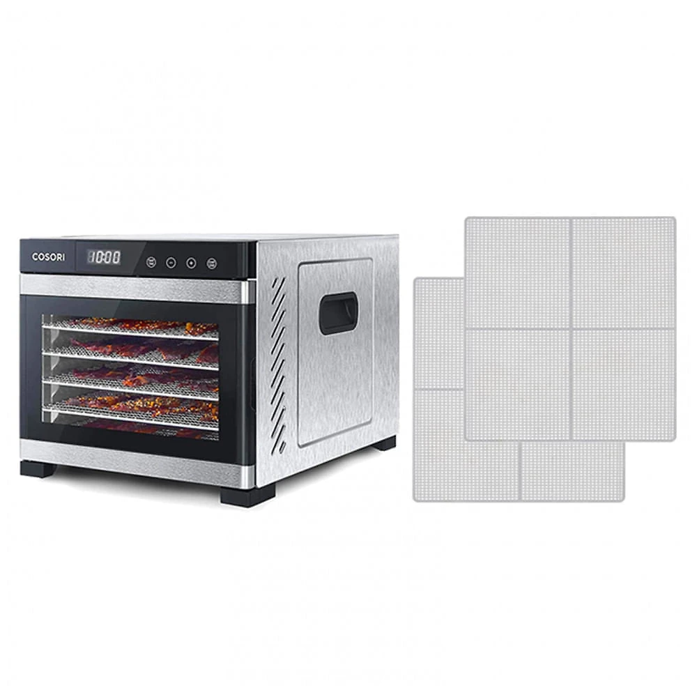 Desidratador de Alimentos COSORI CFD-P501-SUS Prata Aço Inoxidável 6 Bandejas 600W 240V
