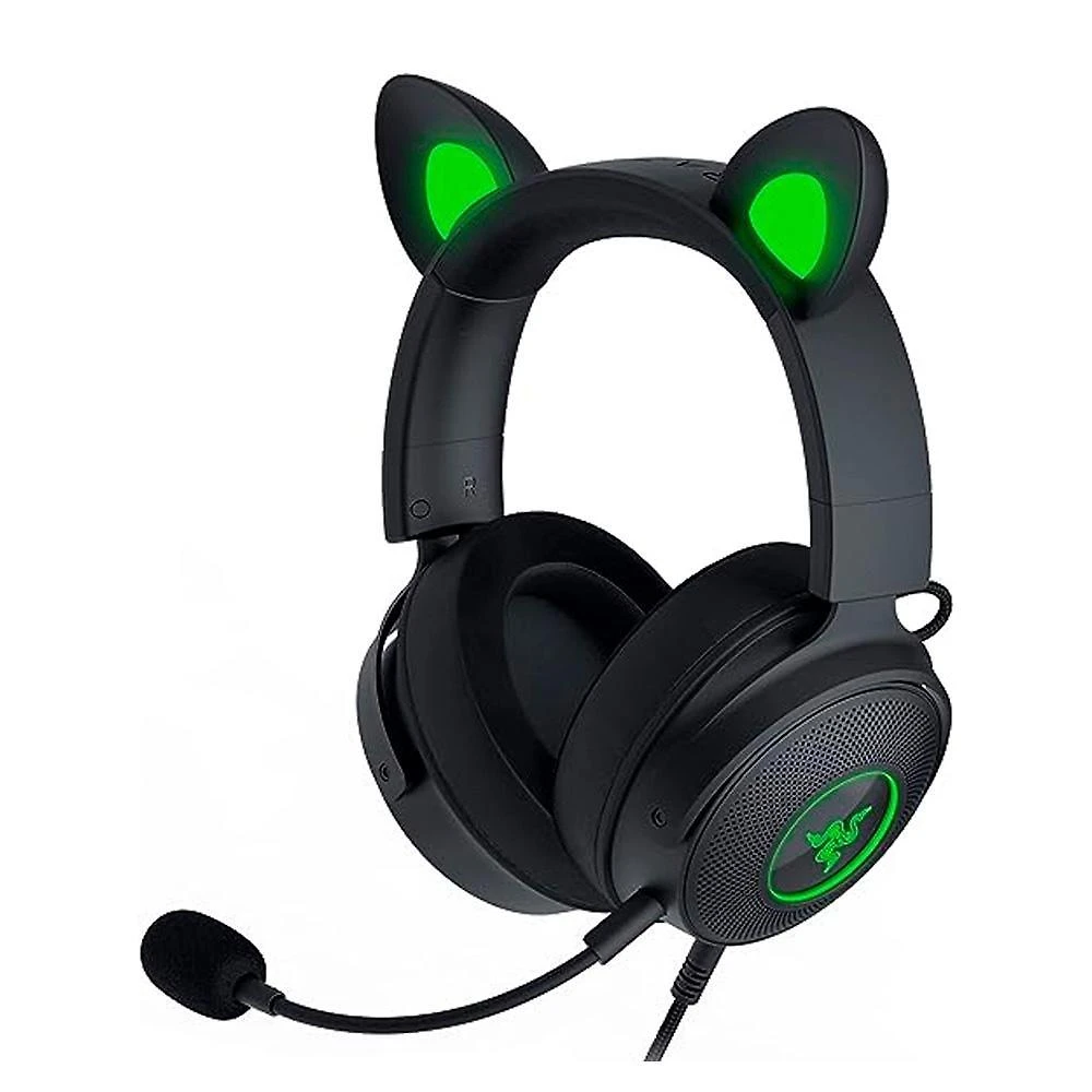 Headset Gamer Razer Kraken Kitty V2 Pro, Chroma RGB, Som Surround 7.1, Drivers 50mm, USB, PC, Playstation e Nintendo - RZ04-04510100-R3U1