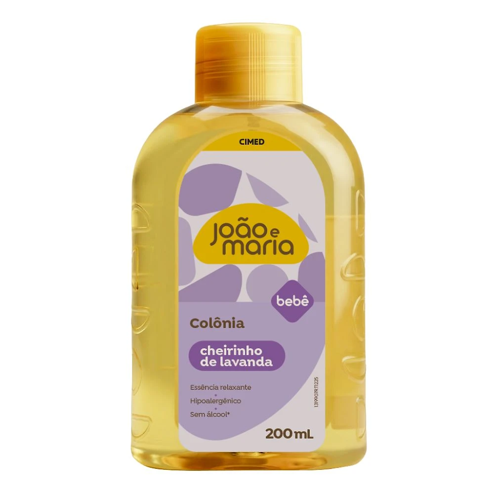 Colônia Infantil João e Maria Bebê Cheirinho de Lavanda 200ml