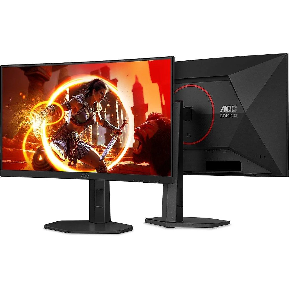 Monitor Gamer Curvo AOC 27", Full HD, 280Hz, 0.3ms, Fast VA, Adaptive-Sync, HDR 10, Altura Ajustável, Preto - C27G4Z/P