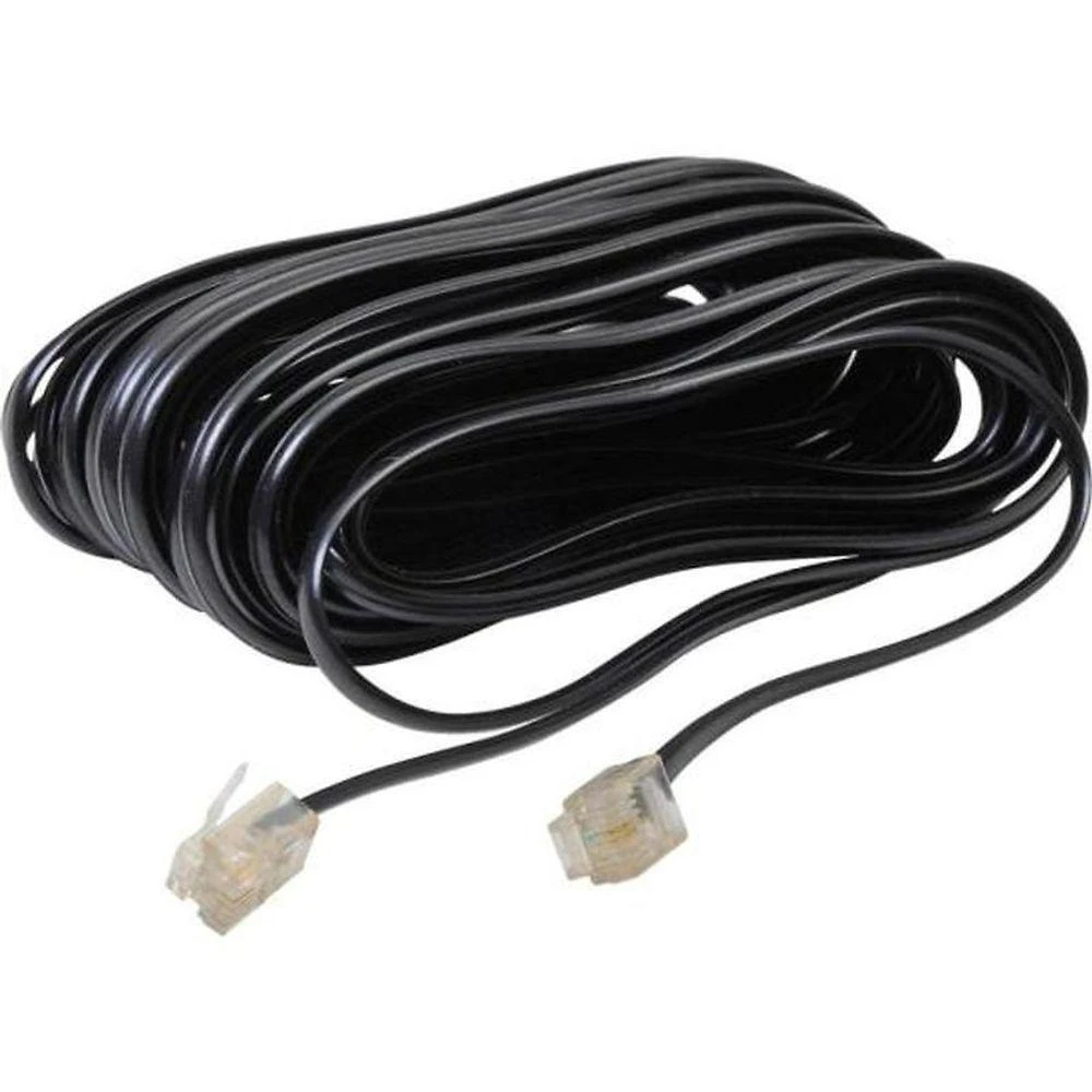 Cabo Extensor Para Telefone Rj11 4 Vias 10m Preto Storm -