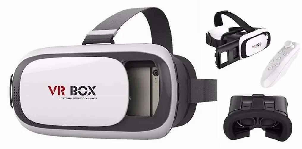 Miniatura Óculos VR Box 2.0 + Controle - Realidade Virtual 3D