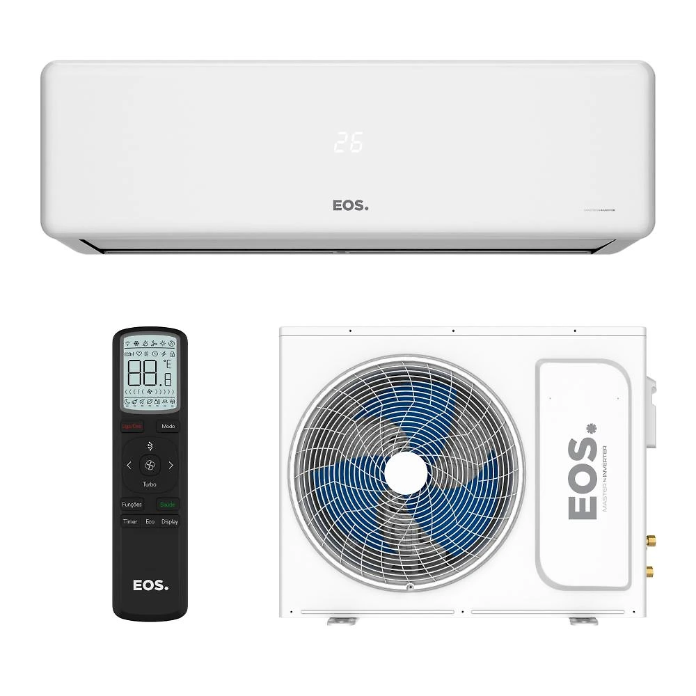 Ar-Condicionado Split Inverter 30000 BTUs EOS Master Inverter High Wall Só Frio EASM30001IFI/EASM30001IFE 220V