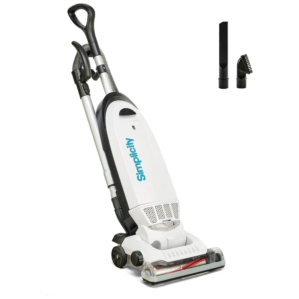 Aspirador de Pó Comercial com Acessórios, Filtro e Saco HEPA Certificado, 110V 1320W  Simplicity S20EZM, Branco
