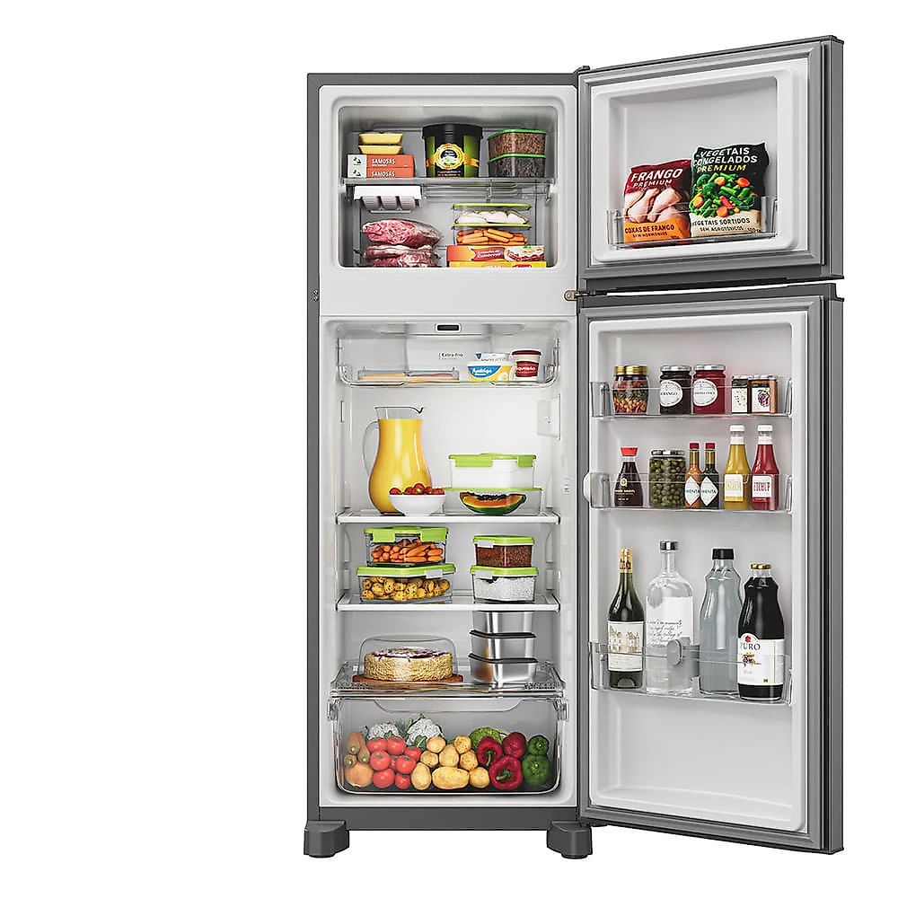 Geladeira Consul CRM40MK Duplex 333 Litros Frost Free Inox - 110V