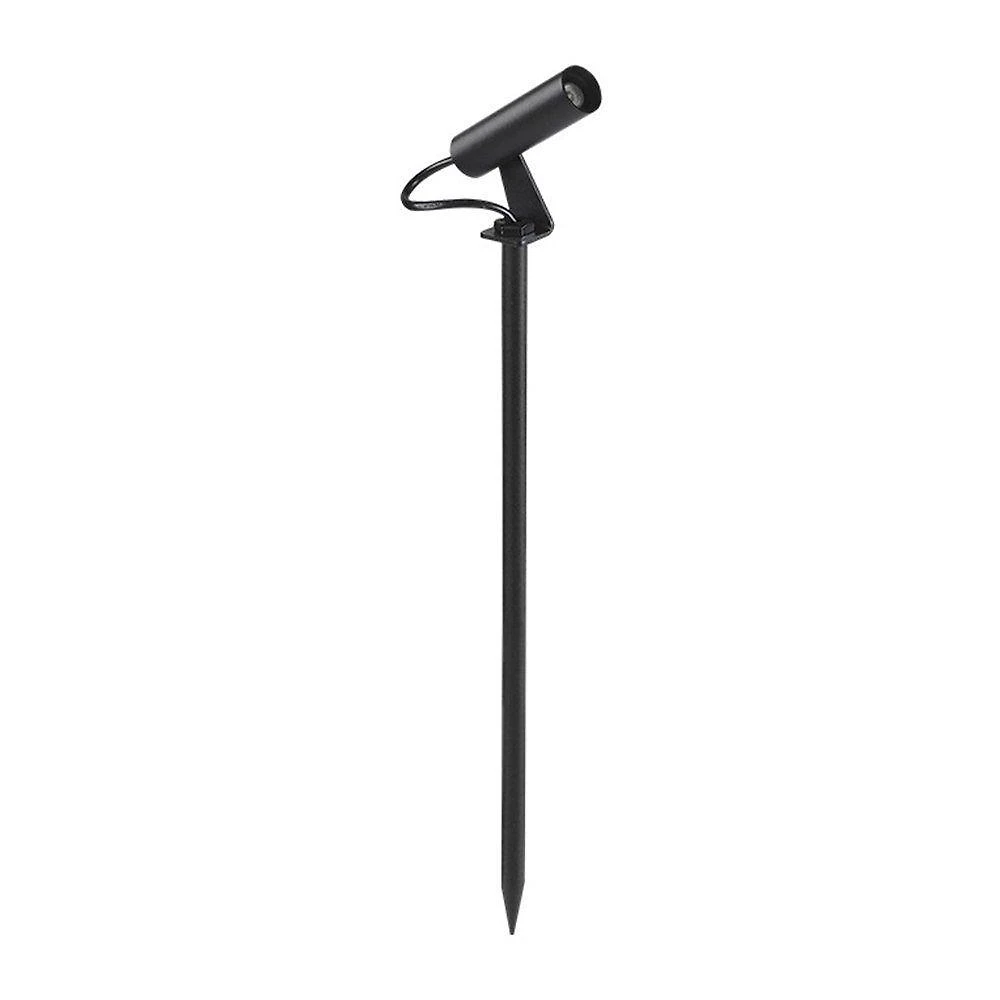 Espeto para Jardim Keny 6990 LED 2W Bivolt 3000K Luz Amarela Preto Nordecor Iluminacao