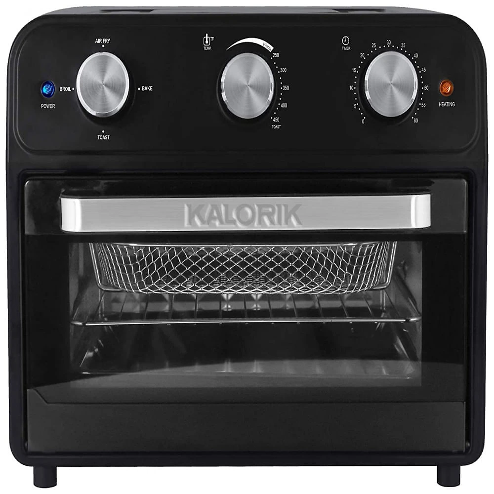 Kalorik AFO 46129 Forno Eletrico de Bancada 22L Multifuncoes em Aco Inoxidavel 110V Preto