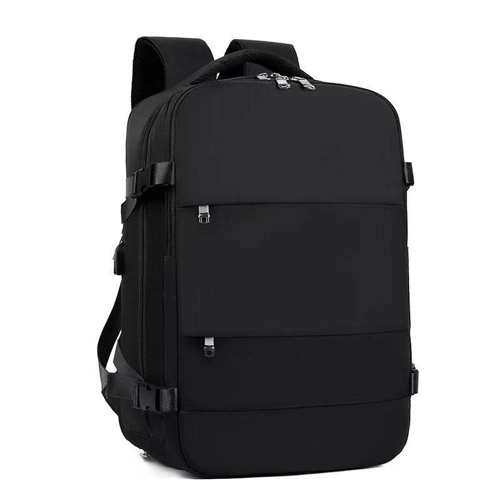 Mochila para Notebook OEM Viral Laptop Viagem Escolar Náilon Impermeável 47x31x22cm Preto Unissex