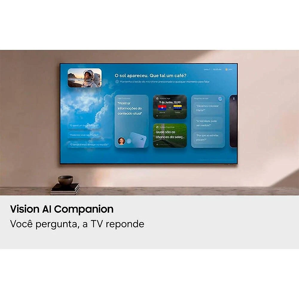 Smart TV 65" Samsung Mini LED Vision AI 4K - M75H (2026)