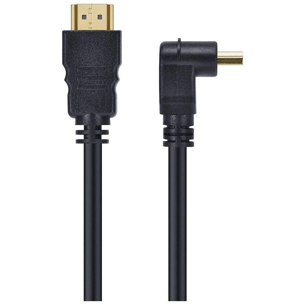 Cabo Hdmi 2.0 4k Ultra Hd 3d 90o 2m Vinik com Ethernet para Tv e Console