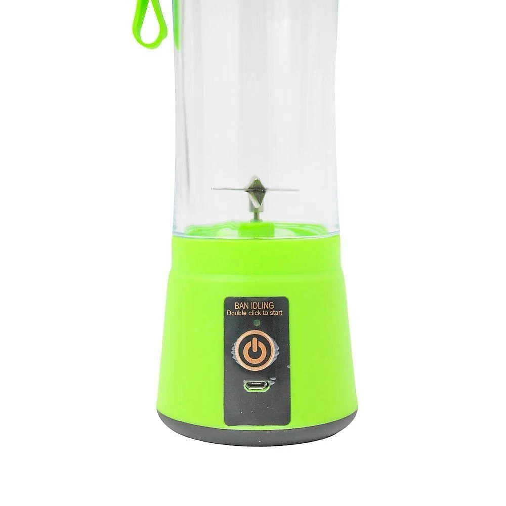 Mini Liquidificador Juice Cup Portátil Elétrico Suco - Tritura Frutas E Gelo Para Sucos Frescos Em Segundos verde