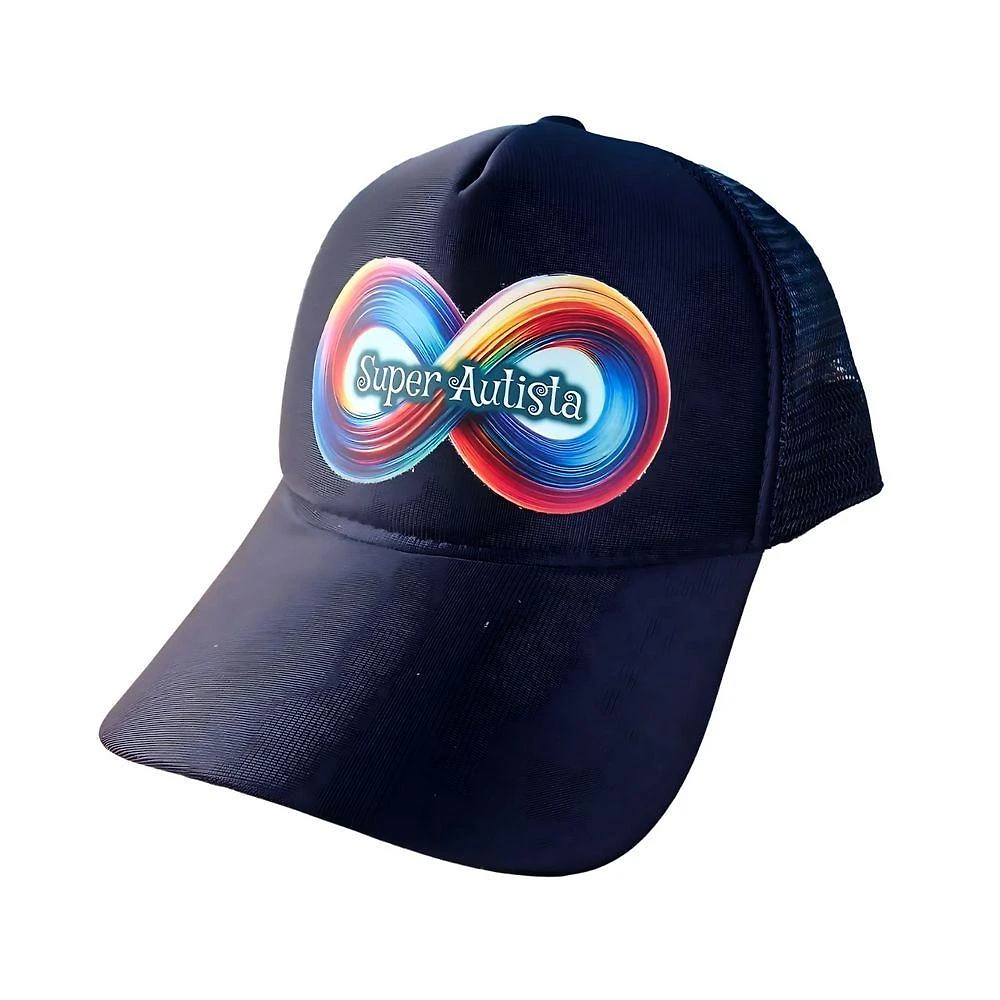 Boné Coleção Tea e Amor Infinity Blue - Diferente É Ser Você 58 cm Azul Escuro para Crianças