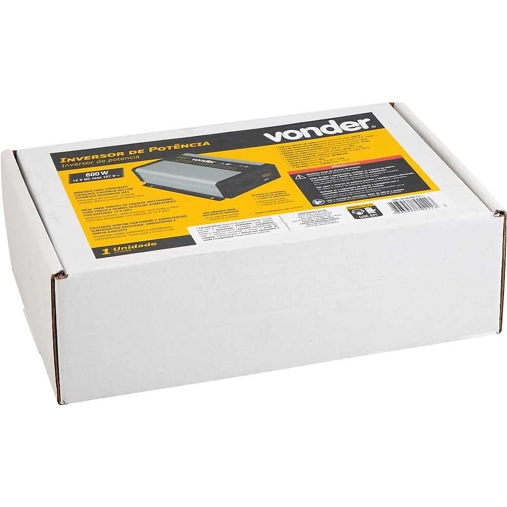 Inversor De Potencia 600W 12V Para Vonder 110V