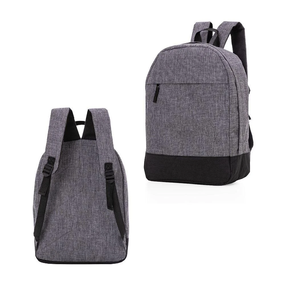 Mochila Slim Grey Practical Life em Poliéster 38CM X 30CM X 18CM Cinza para Notebook