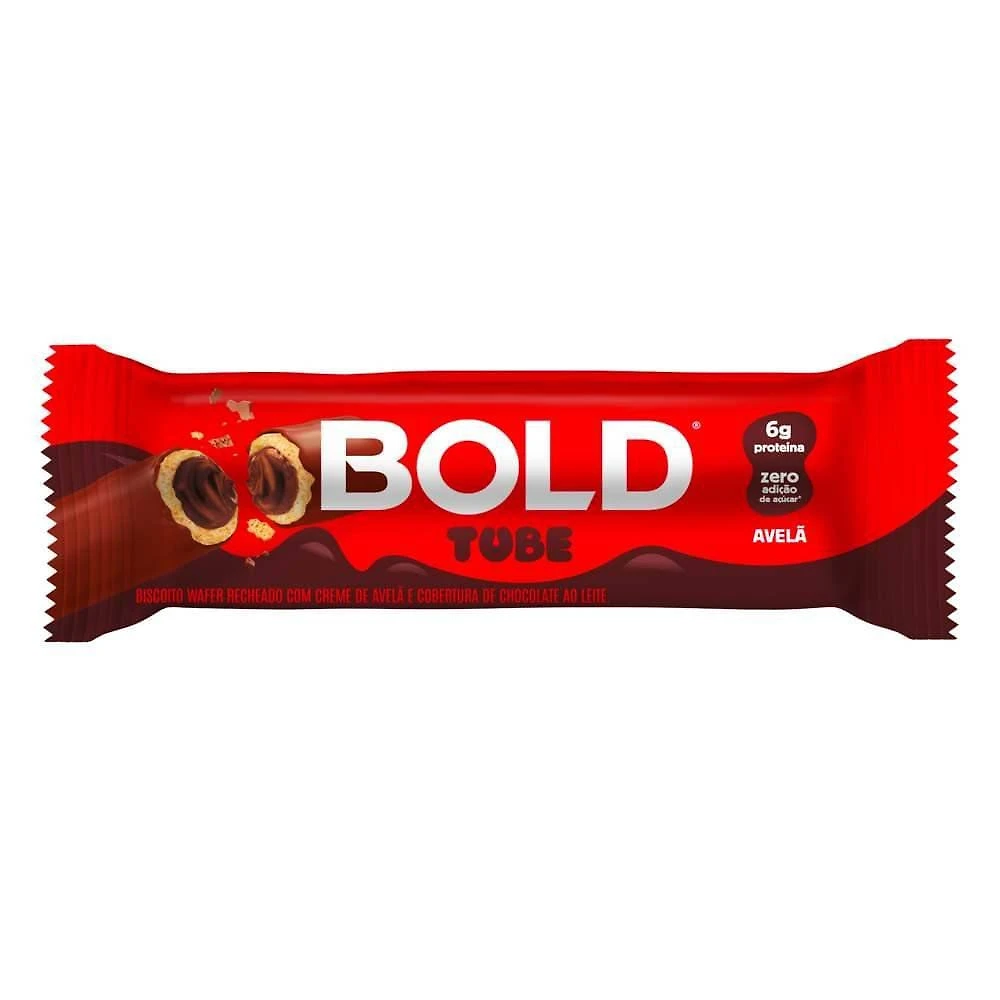 Chocolate Proteico Bold Tube Avelã 30g