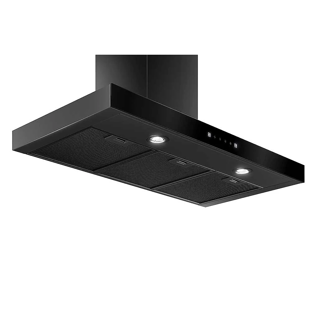 Coifa de Parede Brastemp 90cm com 03 Velocidades, Painel Touch on Glass Eclipse Collection Black Inox - BAE90AP 110