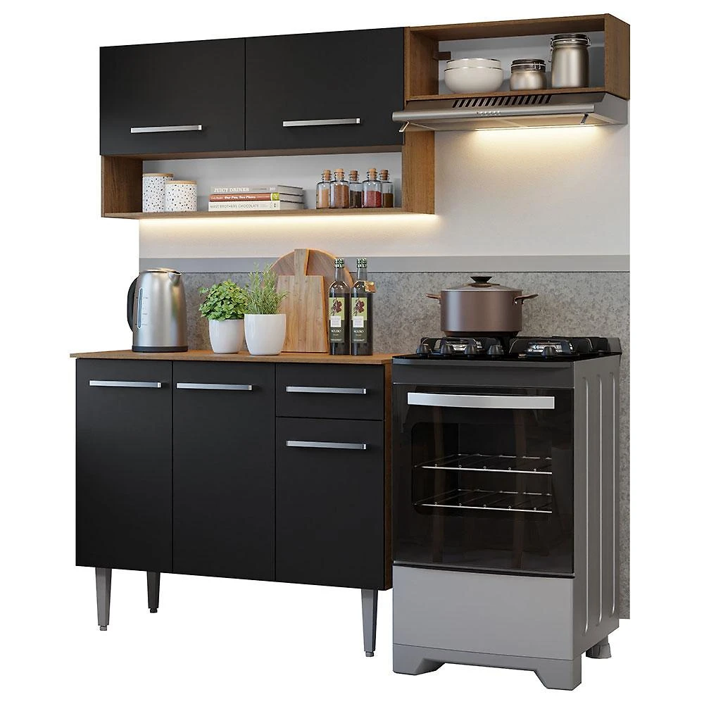 Armário de cozinha compacta 165cm emilly madesa 07