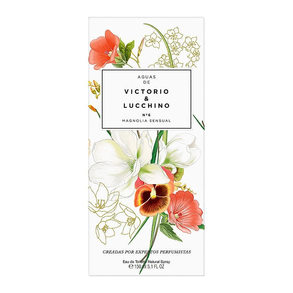 Perfume magnolia sensual nº 6 victorio&lucchino feminino edt 150ml