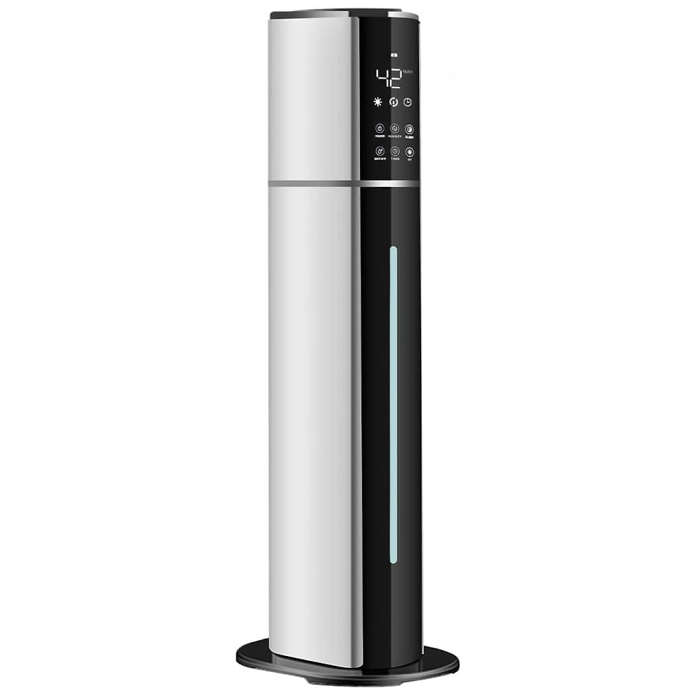Umidificador Ultrassônico de Névoa Fria para Quarto Grande 9L com Controle Remoto e Desligamento Automático, H1A, Preto