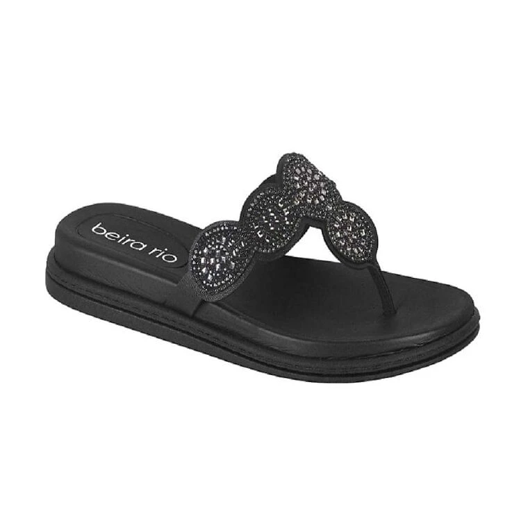 Sandalia Beira Rio Feminino - Preto - PRETO
