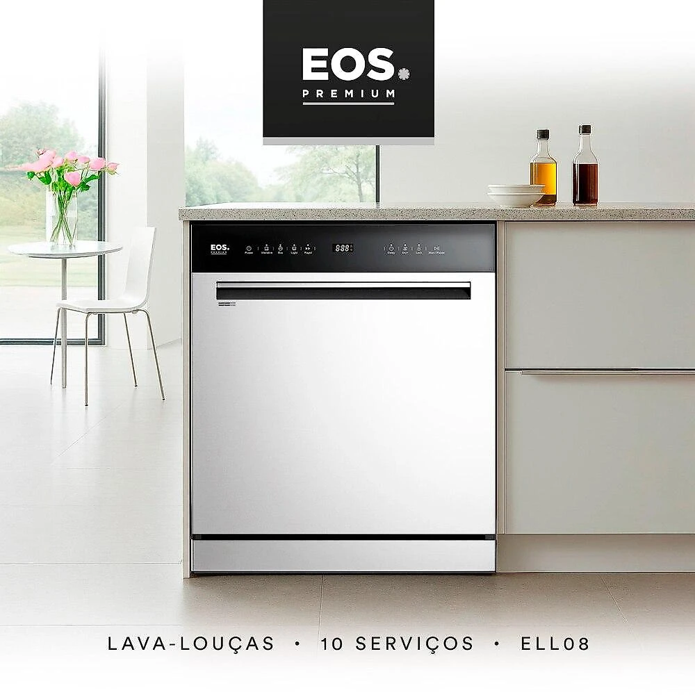 Lava-Louças EOS Premium 10 Serviços Branco ELL08B 220V