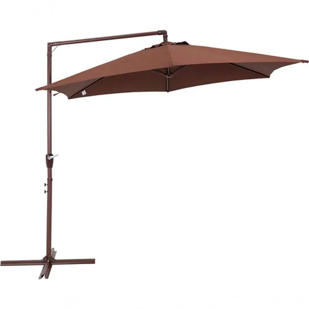 Ombrelone Veneza Suspenso 3mts Deck Piscina Jardim Bel Cor Marrom