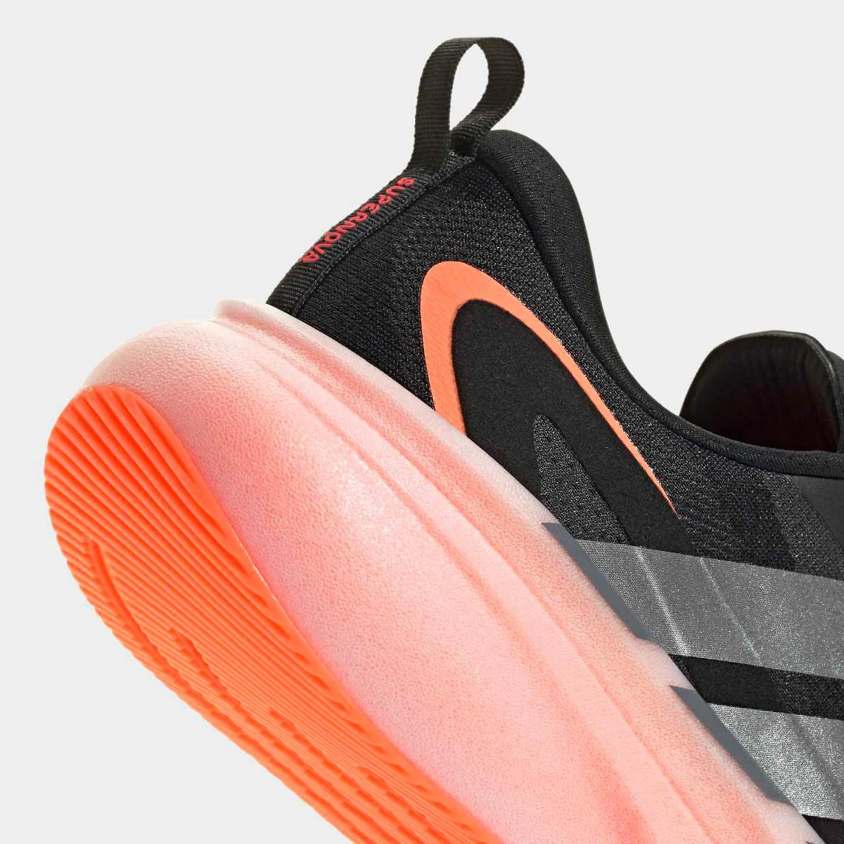 Tênis Adidas Supernova Glide Masculino Preto+Laranja - 38