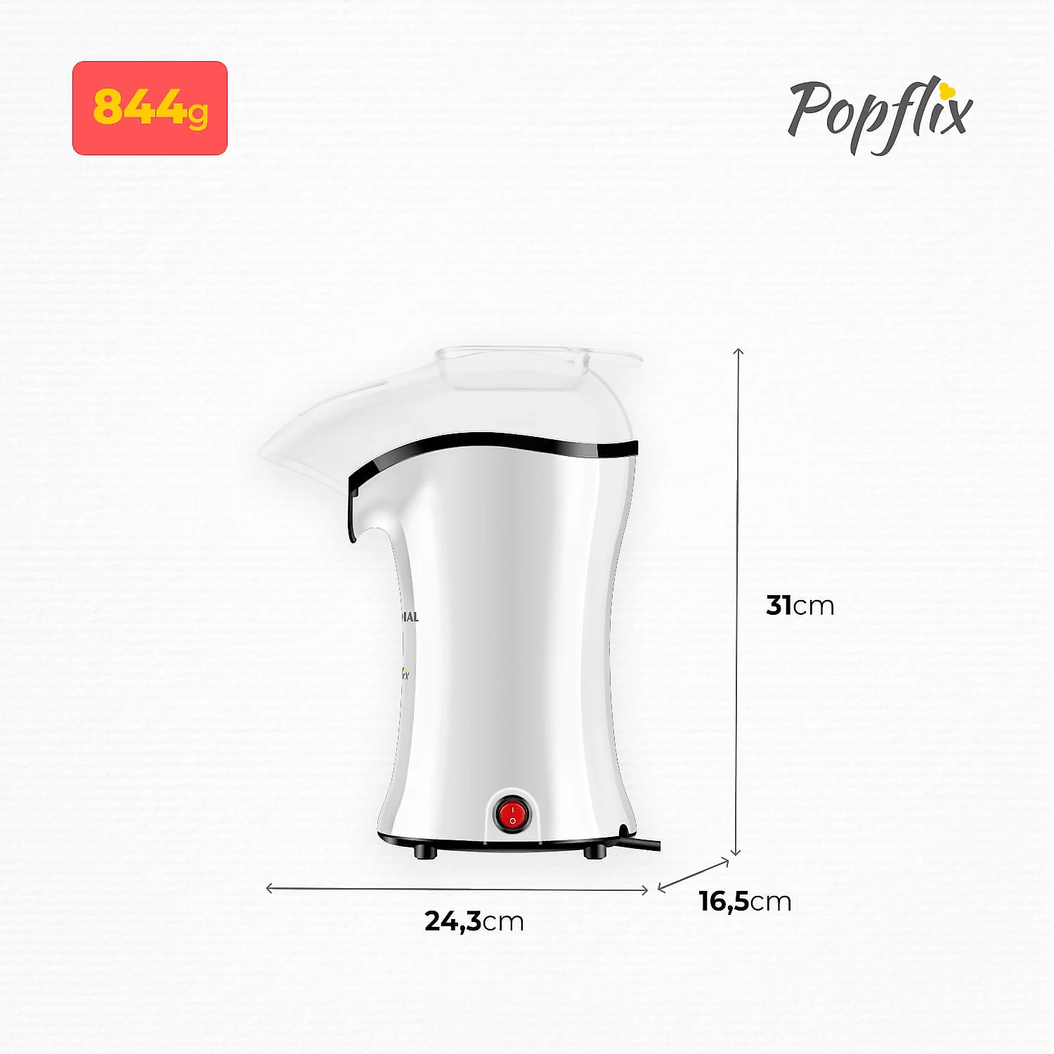 Pipoqueira Mondial  Popflix PP-04 PIPOQUEIRA-127V-BRANCO