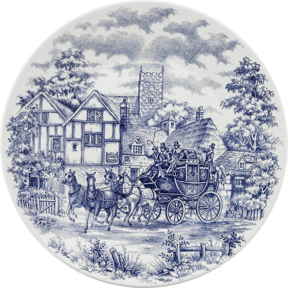 Kit 6 Pratos Rasos Biona Cena Inglesa Oxford® Cerâmica 26cm