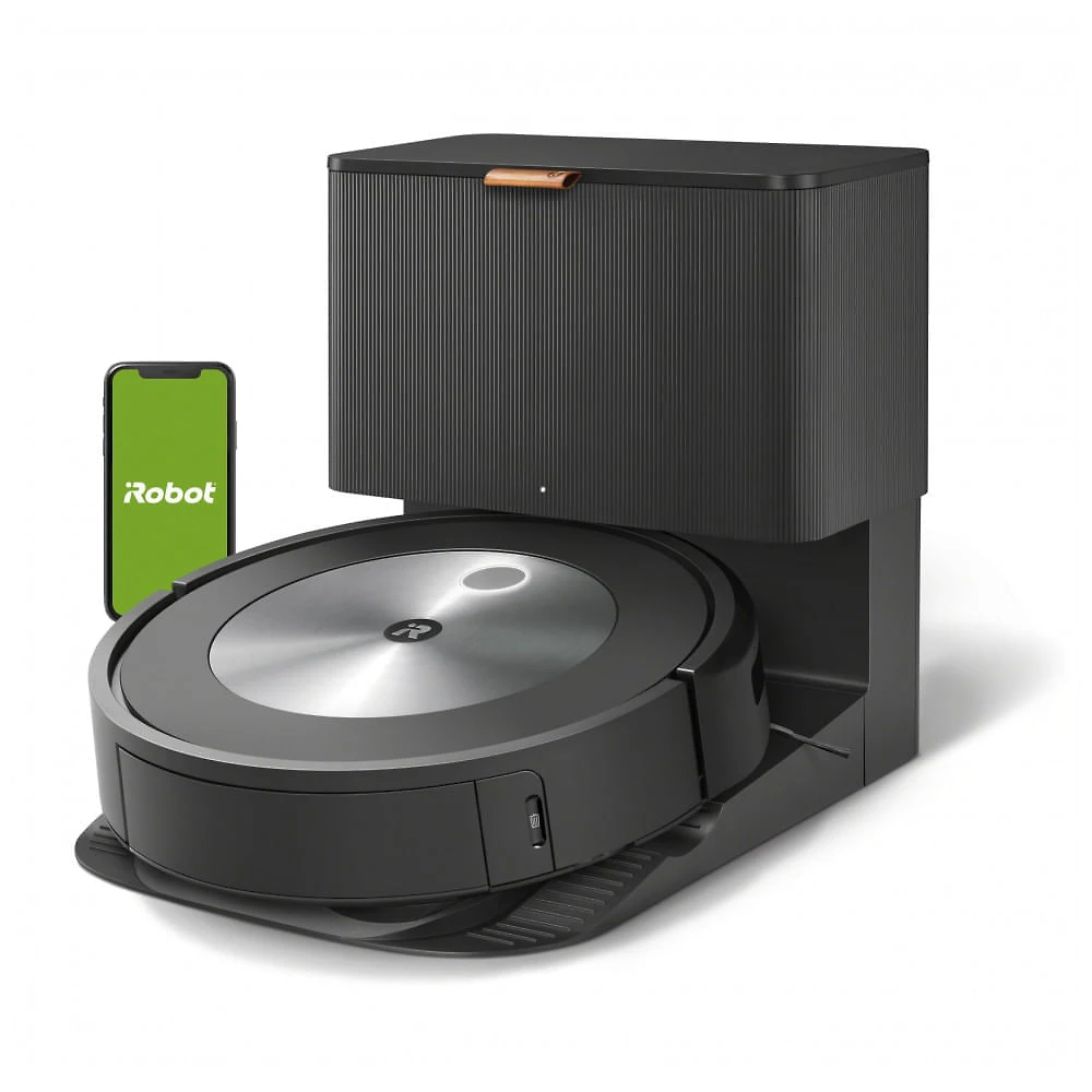Robô Aspirador iRobot Roomba j7+ Preto com Autoesvaziamento e Navegação PrecisionVision 240V