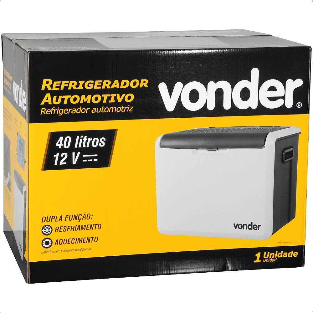 Refrigerador automotivo 40l 12v vonder