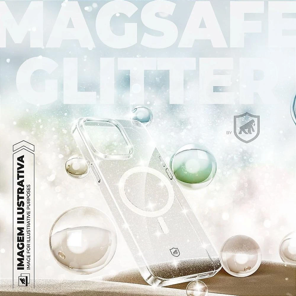 Capa para iPhone 13 Pro - MagSafe Glitter - Gshield