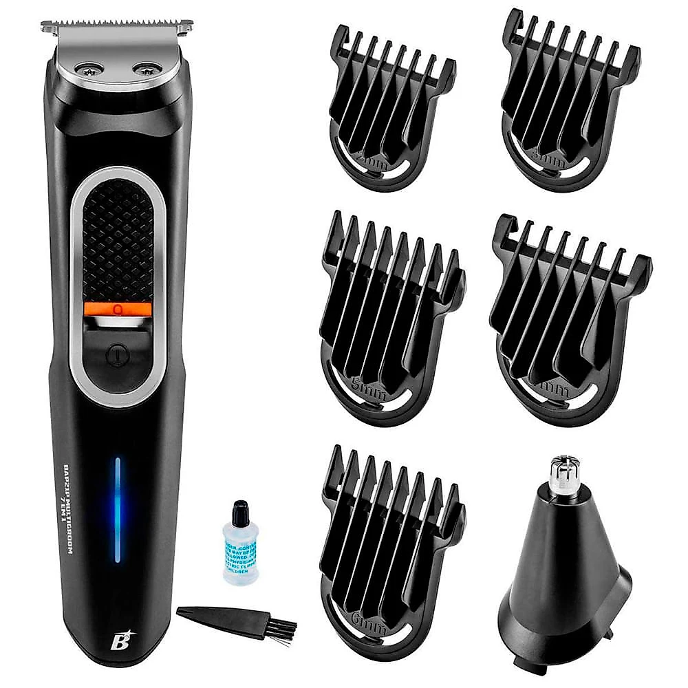 Aparador de Pelos Sem Fio Multigroom 7 em 1 BAP21P Britânia Preto - Bivolt