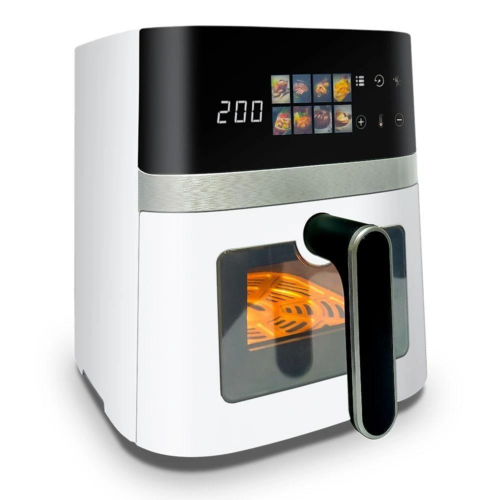 Fritadeira sem Óleo Air Fryer Extream Super Hot 5,5L 1400W Digital Branco 220V