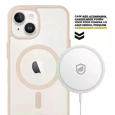 Kit Capa Magsafe Rosa e Pelicula Defender Pro Privacidade para iPhone 15 Pro Max - Gshield