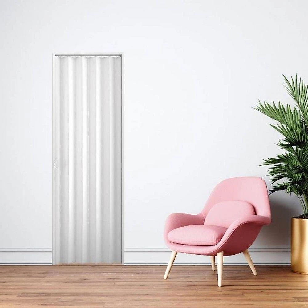 Porta Sanfonada De Pvc Plasbil 210x70cm Branco
