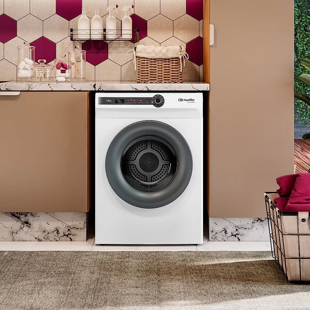 Secadora de Roupas Mueller 13 kg com Sensor de Umidade - MSP13F Branco - 110V
