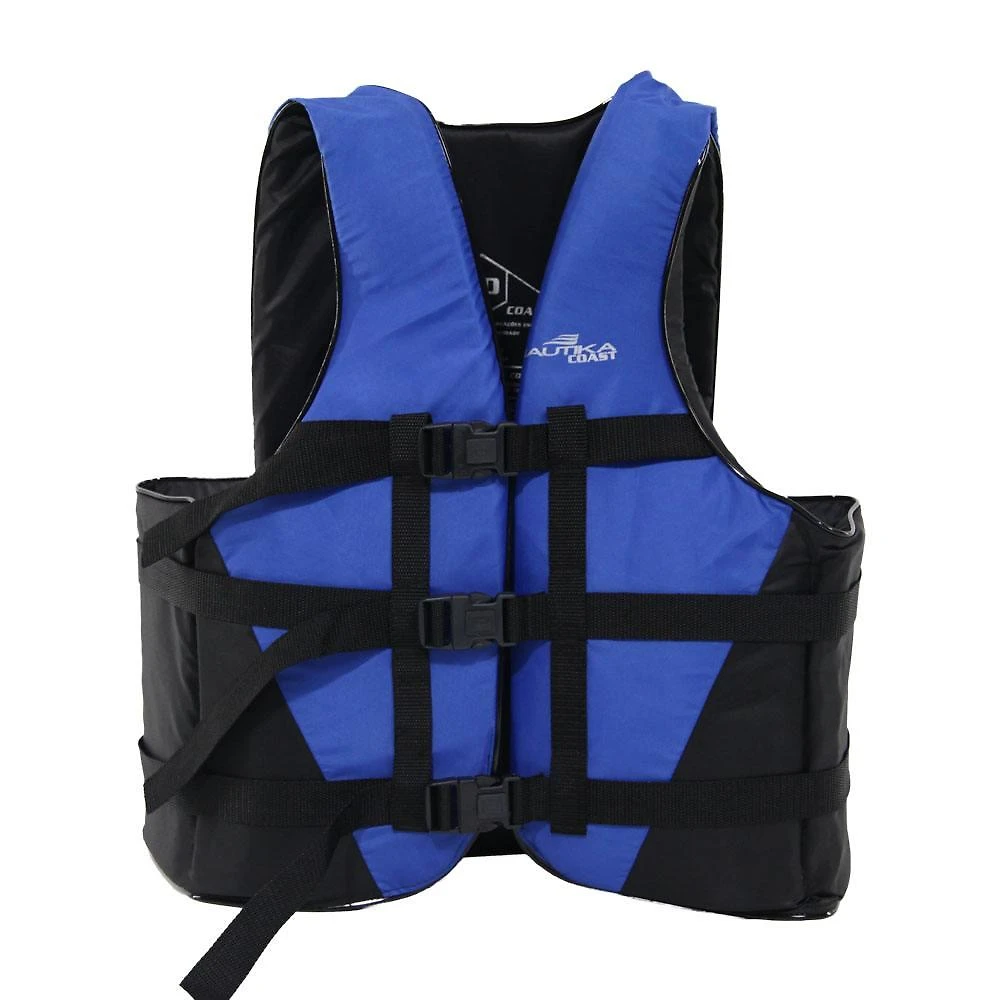 Colete coast 60kg azul e preto nautika