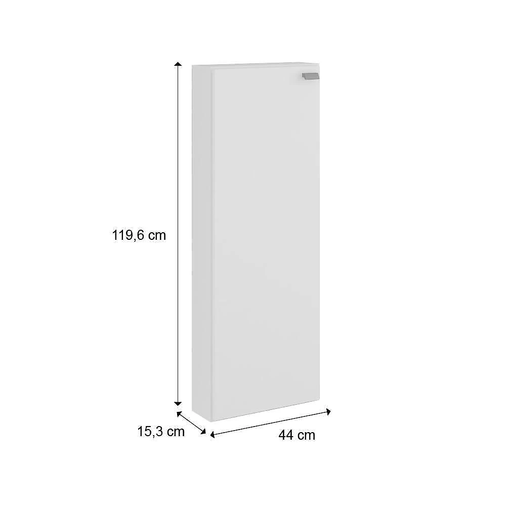 Armário Aéreo Utilitário 1 Porta 899 Carraro - Branco Branco