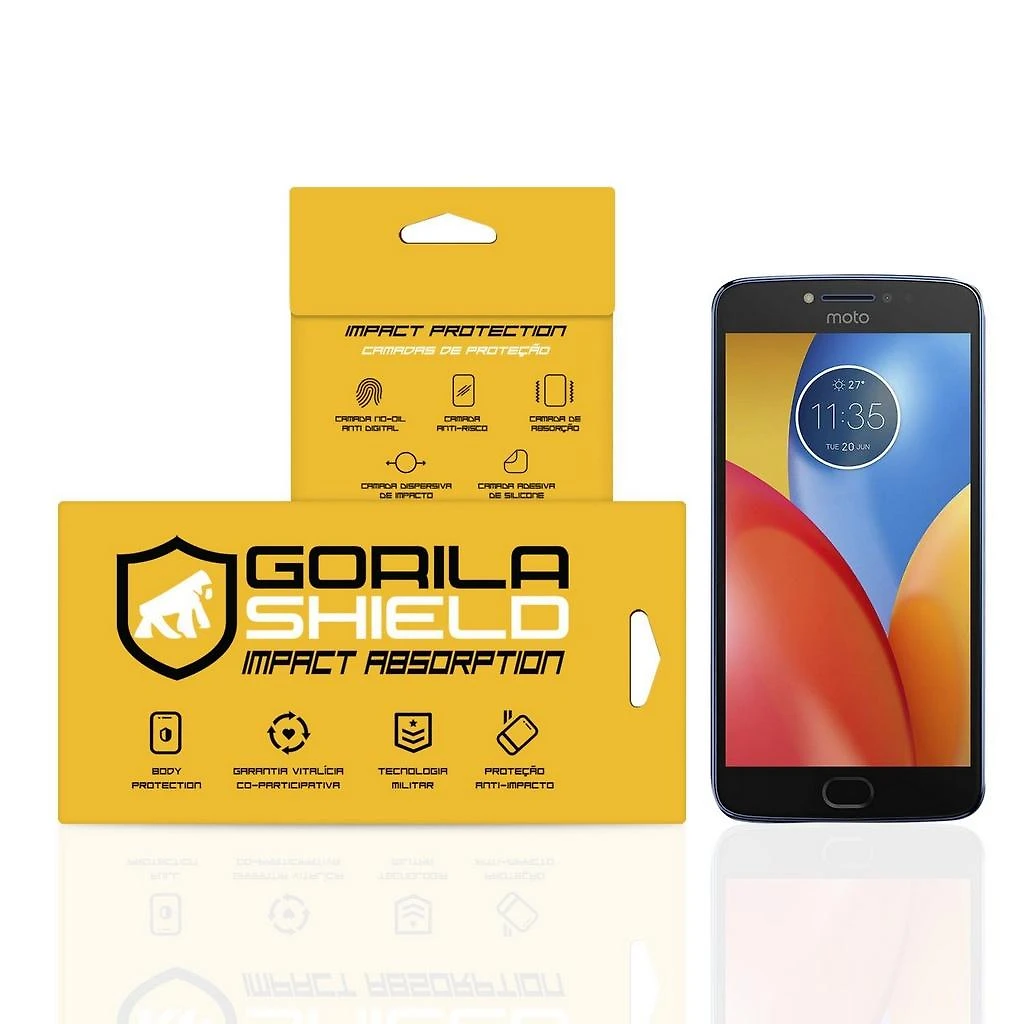 Película de Vidro Dupla para Motorola Moto E4 Plus - Gorila Shield